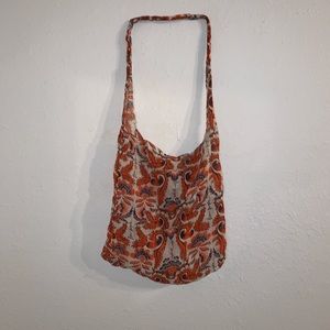 CUTE Orange & Navy Free People Bag